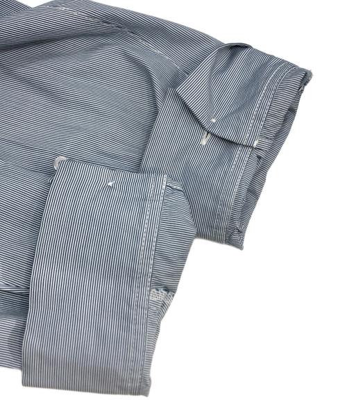 TWP（トリッシュ・ウエスコート・パウンド）TWP (トリッシュ・ウエスコート・パウンド) NEW EARL SHIRT ストライプシャツ グレー サイズ:XS-Sの古着・服飾アイテム