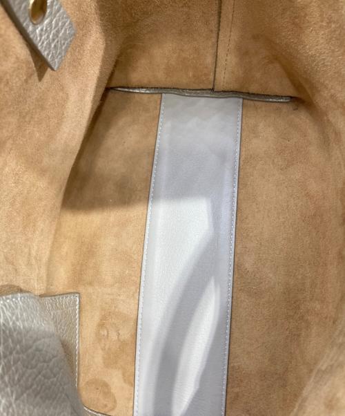 Chloe（クロエ）Chloe (クロエ) ディラン トートバッグ シルバーの古着・服飾アイテム