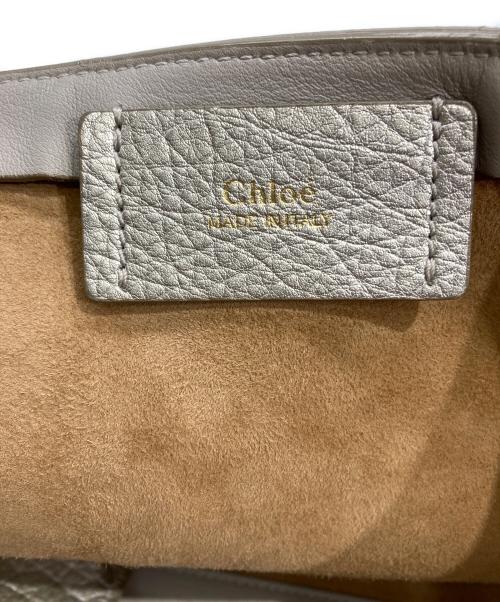 Chloe（クロエ）Chloe (クロエ) ディラン トートバッグ シルバーの古着・服飾アイテム