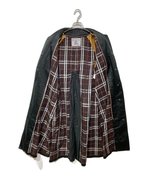 Burberry's（バーバリー）Burberry's (バーバリー) ケープ付 ステンカラーコート ブラック サイズ:9ARの古着・服飾アイテム