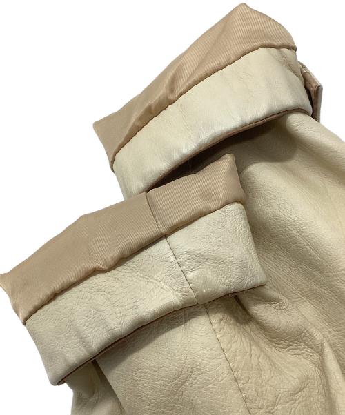 AVIREX（アヴィレックス）AVIREX (アヴィレックス) レザージャケット ベージュ サイズ:Mの古着・服飾アイテム