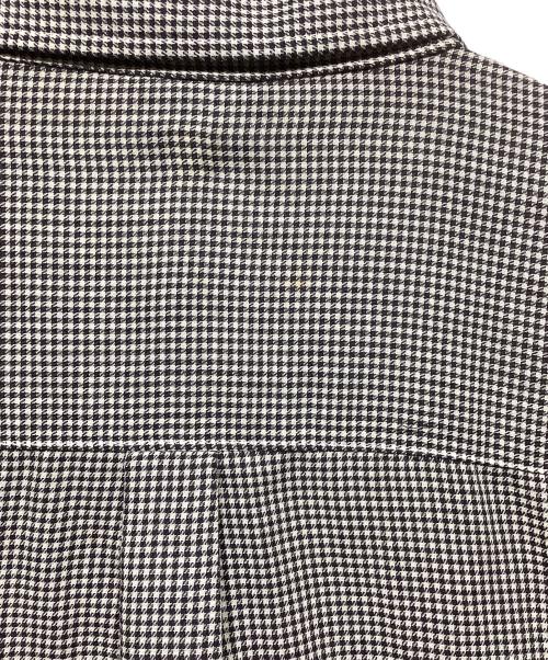 stussy（ステューシー）stussy (ステューシー) 90ｓ　ハウンドトゥース柄シャツ ベージュ×ブラック サイズ:Lの古着・服飾アイテム