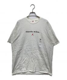 NIKE（ナイキ）の古着「thanks mikeプリントTシャツ」｜ホワイト