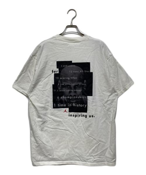 NIKE（ナイキ）NIKE (ナイキ) thanks mikeプリントTシャツ ホワイト サイズ:Lの古着・服飾アイテム
