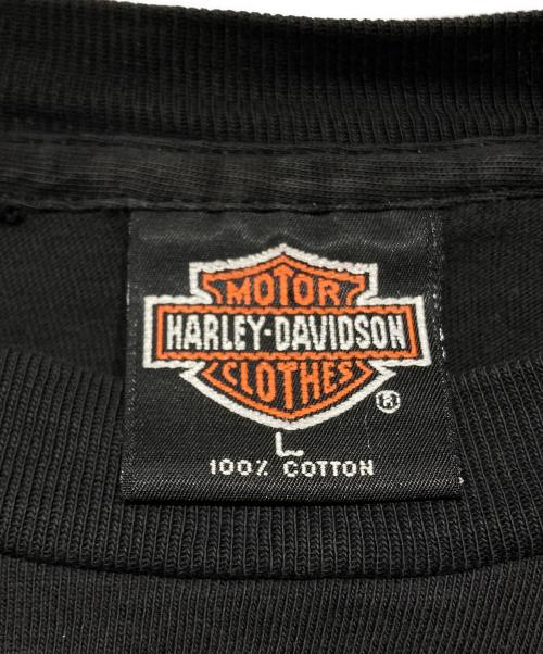 HARLEY-DAVIDSON（ハーレーダビッドソン）HARLEY-DAVIDSON (ハーレーダビッドソン) プリントTシャツ ブラック サイズ:Lの古着・服飾アイテム