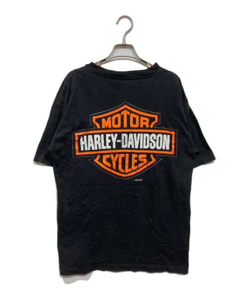 HARLEY-DAVIDSON（ハーレーダビッドソン）HARLEY-DAVIDSON (ハーレーダビッドソン) プリントTシャツ ブラック サイズ:Lの古着・服飾アイテム