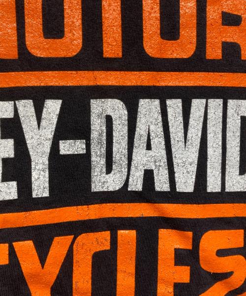 HARLEY-DAVIDSON（ハーレーダビッドソン）HARLEY-DAVIDSON (ハーレーダビッドソン) プリントTシャツ ブラック サイズ:Lの古着・服飾アイテム