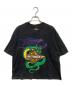 HARLEY-DAVIDSON（ハーレーダビッドソン）の古着「ドラゴンプリントTシャツ」｜ブラック