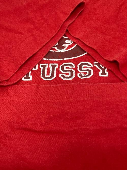stussy（ステューシー）stussy (ステューシー) ドラゴンプリントTシャツ レッド サイズ:Sの古着・服飾アイテム
