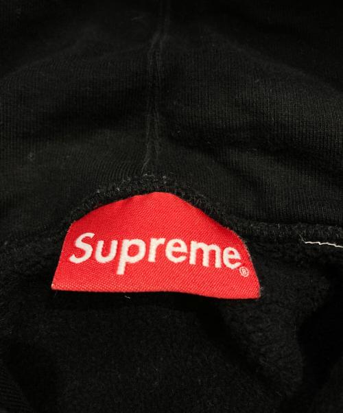 SUPREME（シュプリーム）SUPREME (シュプリーム) Striped Rib Hooded Sweatshirt ブラック サイズ:Lの古着・服飾アイテム
