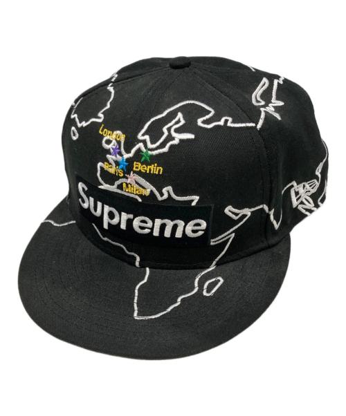 SUPREME（シュプリーム）SUPREME (シュプリーム) New Era (ニューエラ) キャップ ブラック サイズ:7 3/8の古着・服飾アイテム