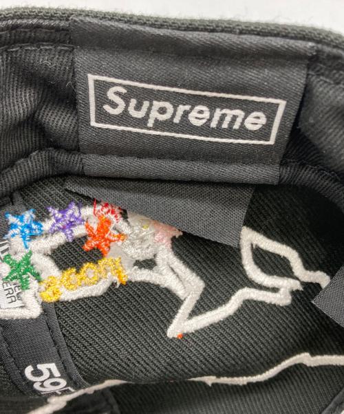 SUPREME（シュプリーム）SUPREME (シュプリーム) New Era (ニューエラ) キャップ ブラック サイズ:7 3/8の古着・服飾アイテム