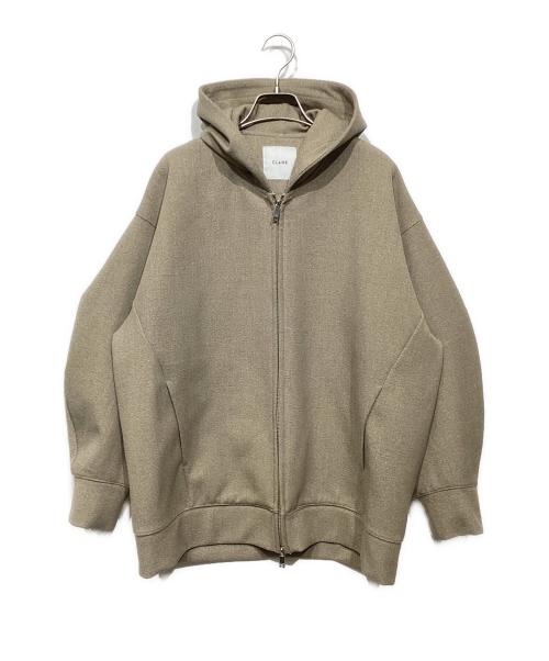CLANE（クラネ）CLANE (クラネ) コンストラクティブボンディングフーディーブルゾン ベージュ サイズ:1の古着・服飾アイテム
