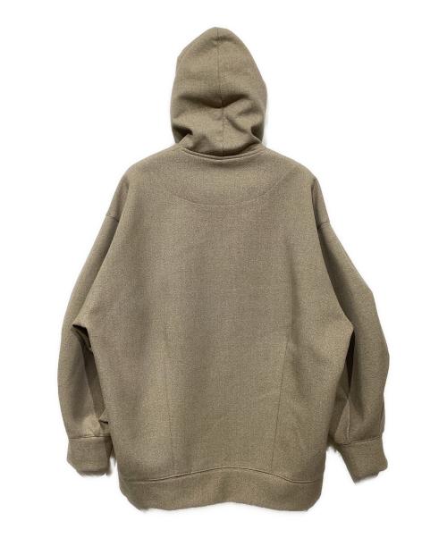 CLANE（クラネ）CLANE (クラネ) コンストラクティブボンディングフーディーブルゾン ベージュ サイズ:1の古着・服飾アイテム