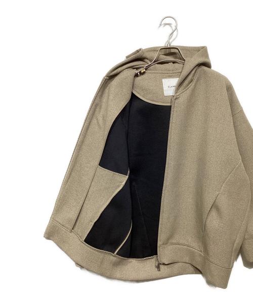 CLANE（クラネ）CLANE (クラネ) コンストラクティブボンディングフーディーブルゾン ベージュ サイズ:1の古着・服飾アイテム