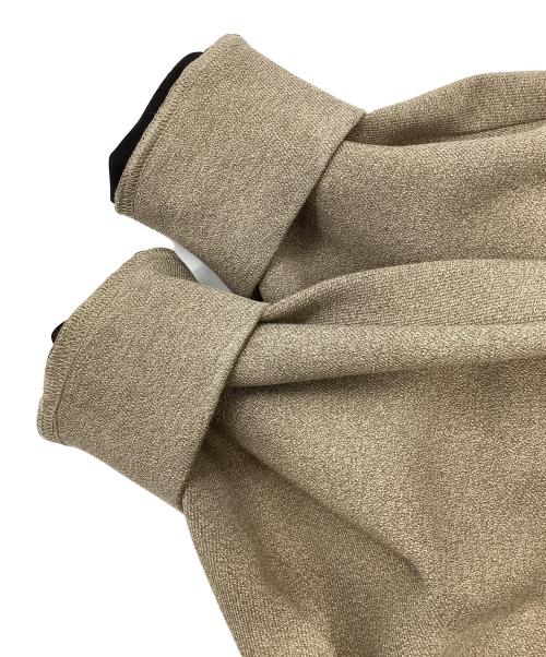 CLANE（クラネ）CLANE (クラネ) コンストラクティブボンディングフーディーブルゾン ベージュ サイズ:1の古着・服飾アイテム