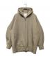 CLANE（クラネ）の古着「コンストラクティブボンディングフーディーブルゾン」｜ベージュ