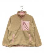 THE NORTH FACEザ ノース フェイス）の古着「リバーシブルボアアノラックパーカー」｜ベージュ×ピンク