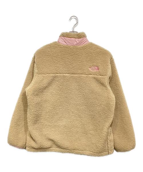 THE NORTH FACE（ザ ノース フェイス）THE NORTH FACE (ザ ノース フェイス) リバーシブルボアアノラックパーカー ベージュ×ピンク サイズ:Lの古着・服飾アイテム