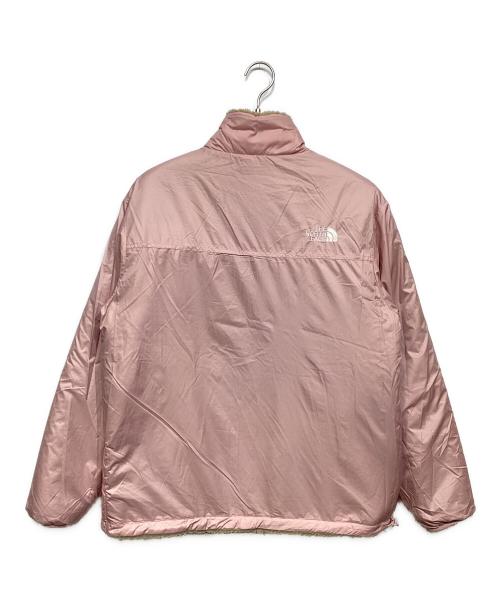THE NORTH FACE（ザ ノース フェイス）THE NORTH FACE (ザ ノース フェイス) リバーシブルボアアノラックパーカー ベージュ×ピンク サイズ:Lの古着・服飾アイテム