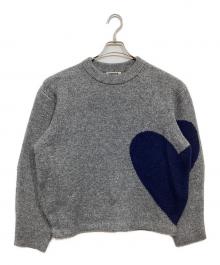 NKNIT（ンニット）の古着「pattern knit」｜グレー×ネイビー