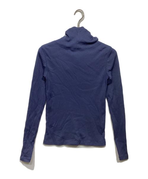 SHISHIKUI（シシクイ）SHISHIKUI (シシクイ) リブパーカー ブルー サイズ:Fの古着・服飾アイテム