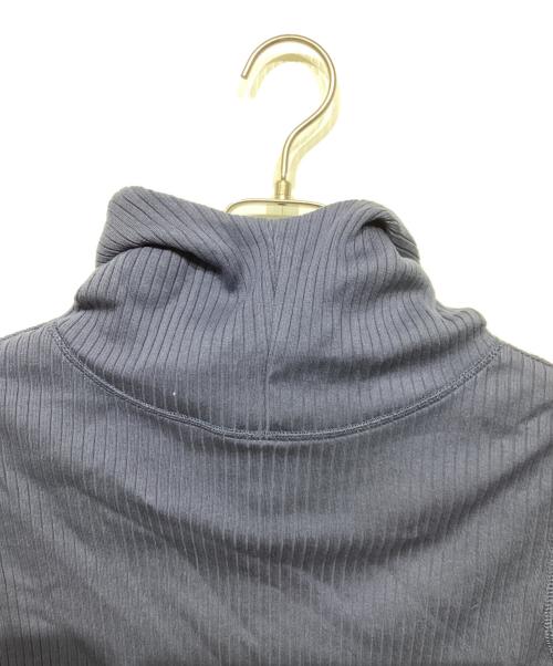 SHISHIKUI（シシクイ）SHISHIKUI (シシクイ) リブパーカー ブルー サイズ:Fの古着・服飾アイテム