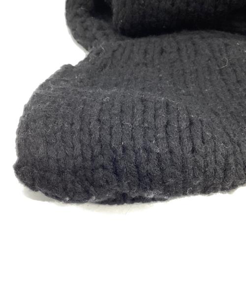 CLANE（クラネ）CLANE (クラネ) PEPLUM HAND KNIT TOPS ブラック サイズ:1の古着・服飾アイテム