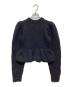 CLANE (クラネ) PEPLUM HAND KNIT TOPS ブラック サイズ:1：18000円