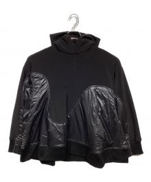 UN3D.（アンスリード）の古着「WAVE LINE PADDED HOODIE」｜ブラック