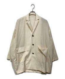 ENFOLD（エンフォルド）の古着「HighTwist Weave BOX JACKET」｜アイボリー