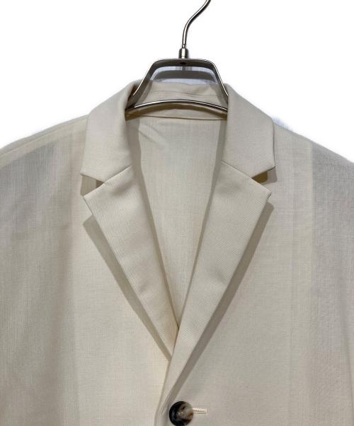 ENFOLD（エンフォルド）ENFOLD (エンフォルド) HighTwist Weave BOX JACKET アイボリー サイズ:36の古着・服飾アイテム