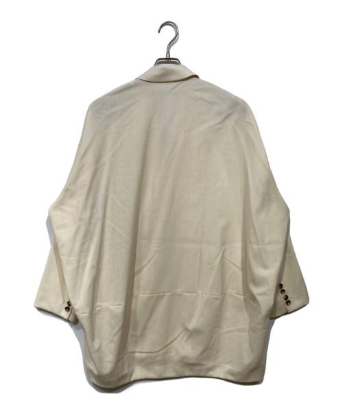 ENFOLD（エンフォルド）ENFOLD (エンフォルド) HighTwist Weave BOX JACKET アイボリー サイズ:36の古着・服飾アイテム