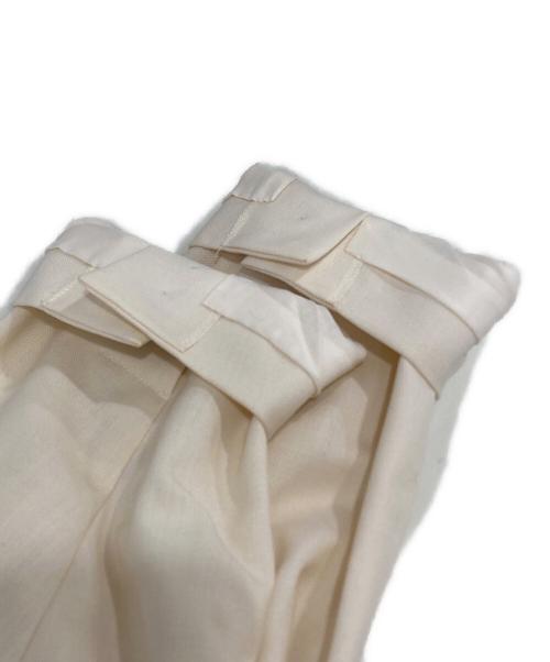 ENFOLD（エンフォルド）ENFOLD (エンフォルド) HighTwist Weave BOX JACKET アイボリー サイズ:36の古着・服飾アイテム