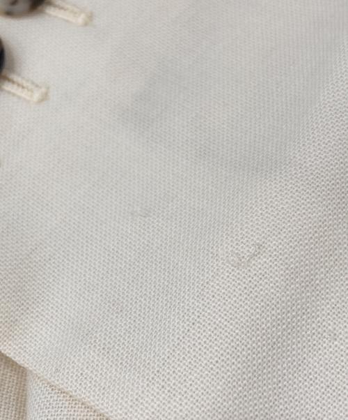 ENFOLD（エンフォルド）ENFOLD (エンフォルド) HighTwist Weave BOX JACKET アイボリー サイズ:36の古着・服飾アイテム