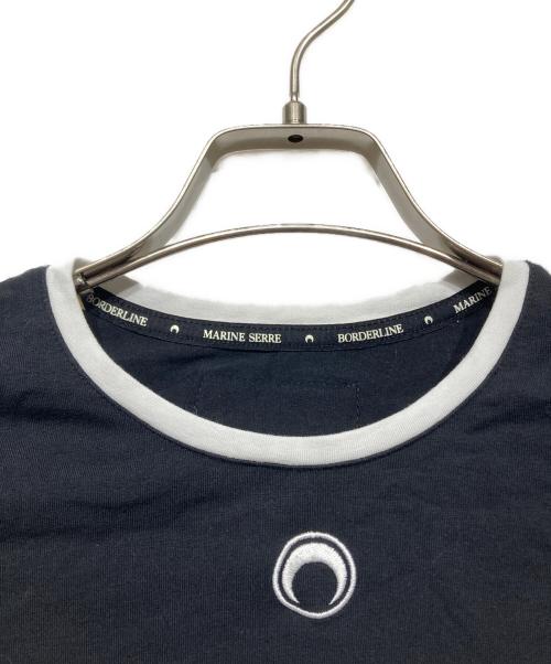MARINE SERRE（マリーンセル）MARINE SERRE (マリーンセル) オーガニック コットン クロップ トップ ブラック サイズ: Sの古着・服飾アイテム