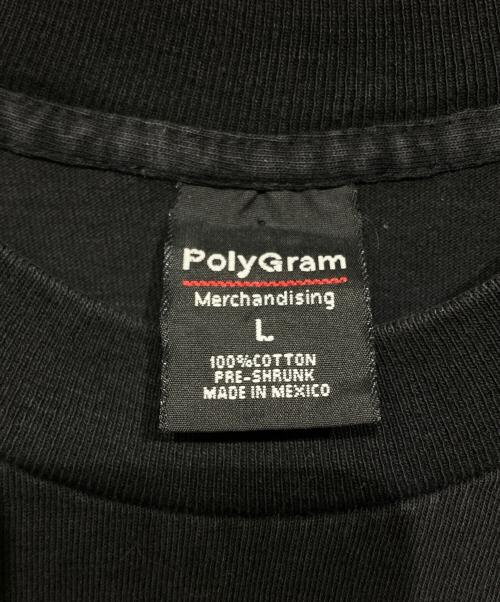 Polygram（ポリグラム）Polygram (ポリグラム) 90s ELTON JOHN プリントTシャツ ブラック サイズ:Lの古着・服飾アイテム