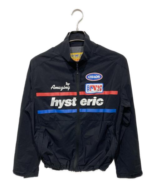 Hysteric Glamour（ヒステリックグラマー）Hysteric Glamour (ヒステリックグラマー) HG RACER スタンドカラーブルゾン ブラック サイズ:FREEの古着・服飾アイテム