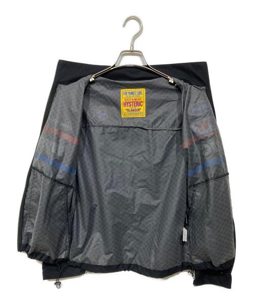 Hysteric Glamour（ヒステリックグラマー）Hysteric Glamour (ヒステリックグラマー) HG RACER スタンドカラーブルゾン ブラック サイズ:FREEの古着・服飾アイテム