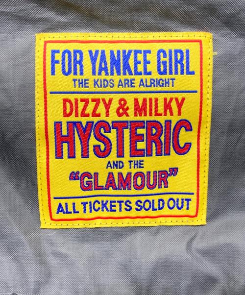 Hysteric Glamour（ヒステリックグラマー）Hysteric Glamour (ヒステリックグラマー) HG RACER スタンドカラーブルゾン ブラック サイズ:FREEの古着・服飾アイテム