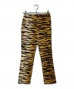 D&Gディーアンドジー）の古着「タイガー柄パンツ」｜ブラウン