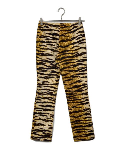 D&G（ディーアンドジー）D&G (ディーアンドジー) タイガー柄パンツ ブラウン サイズ:26の古着・服飾アイテム