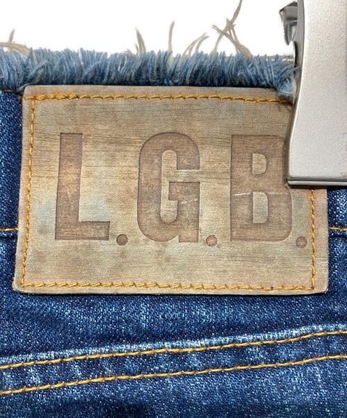 L.G.B（ルグランブルー）L.G.B (ルグランブルー) PARROT　デザインフレアデニムパンツ インディゴ サイズ:26の古着・服飾アイテム