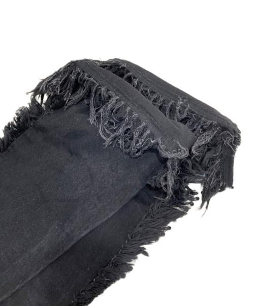 L.G.B（ルグランブルー）L.G.B (ルグランブルー) CROW BD　フリンジフレアデニムパンツ ブラック サイズ:26の古着・服飾アイテム