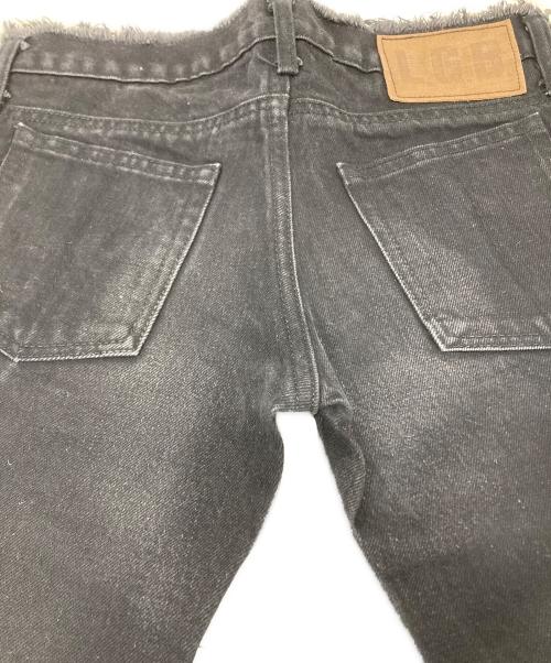 L.G.B（ルグランブルー）L.G.B (ルグランブルー) CROW BD　フリンジフレアデニムパンツ ブラック サイズ:26の古着・服飾アイテム