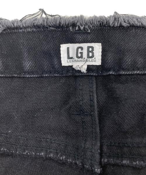 L.G.B（ルグランブルー）L.G.B (ルグランブルー) CROW BD　フリンジフレアデニムパンツ ブラック サイズ:26の古着・服飾アイテム