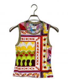 D&G（ディーアンドジー）の古着「総柄ノースリーブカットソー」｜マルチカラー