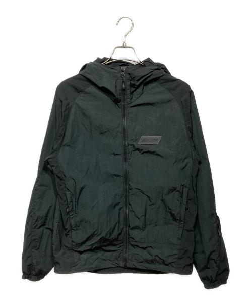 PALACE（パレス）PALACE (パレス) UTILITY IRIDESCENT JACKET VEST ブラック×グリーン サイズ:Mの古着・服飾アイテム