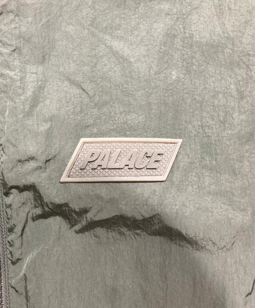 PALACE（パレス）PALACE (パレス) UTILITY IRIDESCENT JACKET VEST ブラック×グリーン サイズ:Mの古着・服飾アイテム