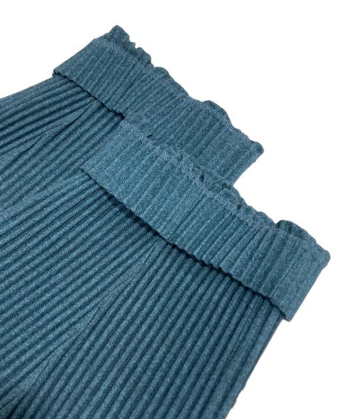 HOMME PLISSE ISSEY MIYAKE（オム プリッセ イッセイ ミヤケ）HOMME PLISSE ISSEY MIYAKE (オム プリッセ イッセイ ミヤケ) WOOL LIKE LIGHTプリーツパンツ ブルー サイズ:1の古着・服飾アイテム